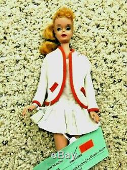 Breathtaking Vintage #4 Long Blond Ponytail Barbie Tennis Anyone Dressed Doll