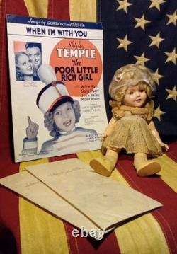 C1935 Shirley Temple Collection Ideal Doll Paper Doll Collection Sheet Music