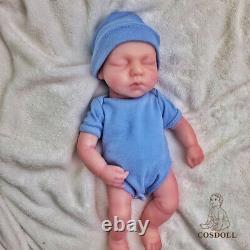 COSDOLL12''Full Body Silicone Reborn Baby Lifelike Sleeping Baby holiday gift10x