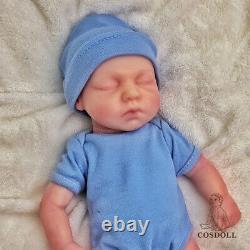 COSDOLL12''Full Body Silicone Reborn Baby Lifelike Sleeping Baby holiday gift10x