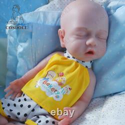 COSDOLL 14.9 Full Body Silicone Boy Doll with Drink-Wet System Reborn Baby Doll