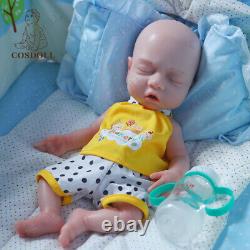 COSDOLL 14.9 Full Body Silicone Boy Doll with Drink-Wet System Reborn Baby Doll