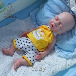 COSDOLL 14.9 Sleeping Newborn Boy WithDrink-wet System Silicone Reborn Baby Dolls