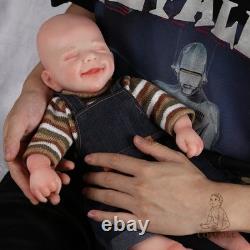 COSDOLL 15Full Body Silicone Doll Reborn Baby Doll Smiley Newborn Baby BOY Doll