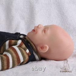 COSDOLL 15Full Body Silicone Doll Reborn Baby Doll Smiley Newborn Baby BOY Doll