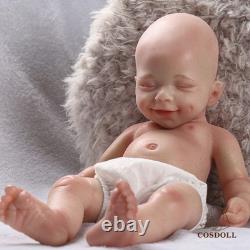 COSDOLL 15Full Body Silicone Doll Reborn Baby Doll Smiley Newborn Baby BOY Doll