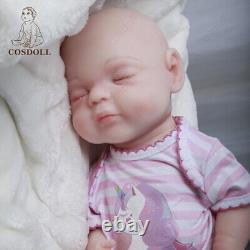 COSDOLL 15.5''Reborn Baby Doll Newborn Girl Full Body Silicone(From head to toe)