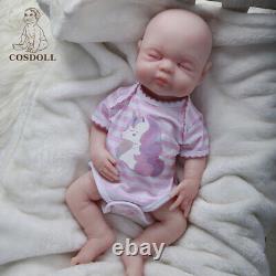 COSDOLL 15.5''Reborn Baby Doll Newborn Girl Full Body Silicone(From head to toe)