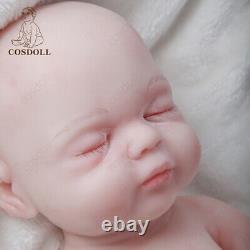 COSDOLL 15.5''Reborn Baby Doll Newborn Girl Full Body Silicone(From head to toe)