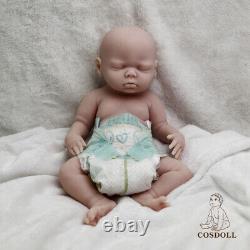 COSDOLL 16Lifelike Reborn Baby Dolls Full Solid Silicone Baby Doll Newborn Girl