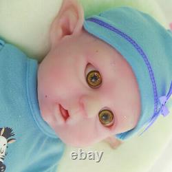 COSDOLL 16.5 Soft Full Platinum Silicone Elf Baby Doll Newborn Reborn Baby Doll