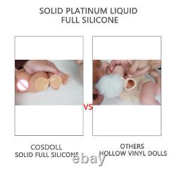 COSDOLL 16.5 Soft Full Platinum Silicone Elf Baby Doll Newborn Reborn Baby Doll