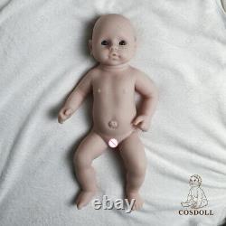 COSDOLL 16.5 Soft Silicone Reborn Baby Doll Lifelike Girl Newborn Silicone Doll
