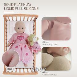 COSDOLL 16.5 Soft Silicone Reborn Baby Doll Lifelike Girl Newborn Silicone Doll