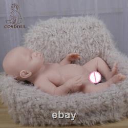 COSDOLL 16''Silicone Reborn Baby Girl Eyes Closed Sleeping Lifelike SiliconeDoll