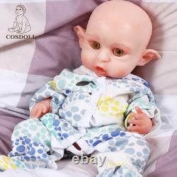 COSDOLL 16in Elf Baby Doll Reborn Baby Doll Full Body Soft Silicone Newborn Doll