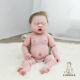 Cosdoll 17.5 In Platinum Full Silicone Baby Doll Newborn Baby Dolls Girl Withhair