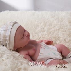 COSDOLL 17.7 Reborn Baby Dolls Pretty Girl Platinum Full Silicone Baby Dolls US