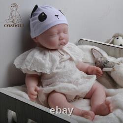 COSDOLL 17.7 in Reborn Baby Doll Pretty Girl Full Soft Silicone Baby Doll 3.45KG