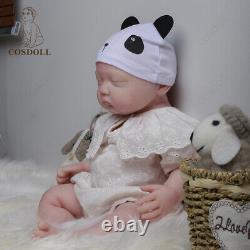 COSDOLL 17.7 in Reborn Baby Doll Pretty Girl Full Soft Silicone Baby Doll 3.45KG