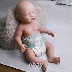 COSDOLL 17'' Full Silicone Reborn Doll Lifelike Sleeping Baby Boy Toy Gift 3400g