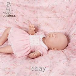 COSDOLL 17 in Reborn Baby Dolls Platinum Silicone Baby Girl Doll Unpainted Dolls