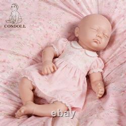COSDOLL 17 in Reborn Baby Dolls Platinum Silicone Baby Girl Doll Unpainted Dolls