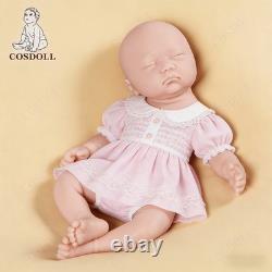 COSDOLL 17 in Reborn Baby Dolls Platinum Silicone Baby Girl Doll Unpainted Dolls