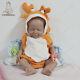 Cosdoll 18.5brown Skin Floppy Full Silicone Reborn Baby Dolls Newborn Girl Doll