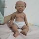 Cosdoll 18.5sleeping Newborn Platinum Silicone Reborn Baby Doll Brown Skin Doll