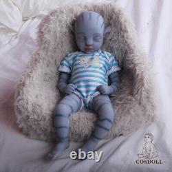 COSDOLL 18.5 Avatar Reborn Baby Full Body Platinum Silicone Baby Girl Dolls USA