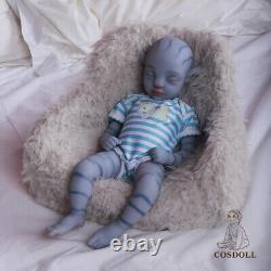 COSDOLL 18.5 Avatar Reborn Baby Full Body Platinum Silicone Baby Girl Dolls USA