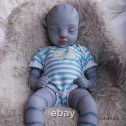 COSDOLL 18.5 Avatar Reborn Baby Full Body Platinum Silicone Baby Girl Dolls USA