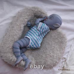 COSDOLL 18.5 Avatar Reborn Baby Full Body Platinum Silicone Baby Girl Dolls USA