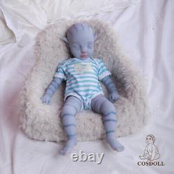 COSDOLL 18.5 Avatar Reborn Baby Full Body Platinum Silicone Baby Girl Dolls USA