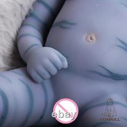 COSDOLL 18.5 Avatar Reborn Baby Full Body Platinum Silicone Baby Girl Dolls USA