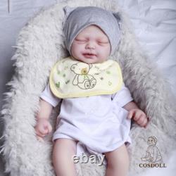 COSDOLL 18.5 Full Body Platinum Silicone Reborn Girl Doll Lifelike Cute Newborn