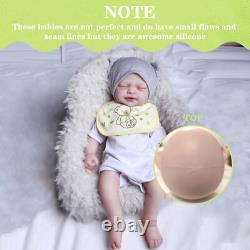 COSDOLL 18.5 Full Body Platinum Silicone Reborn Girl Doll Lifelike Cute Newborn