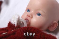 COSDOLL 18.5'' Full Body Silicone Reborn Baby Dolls Newborn Can Drink Water&Pee