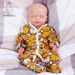 COSDOLL 18.5 Full Body Soft Silicone Baby Doll BOY Doll Can Drink Water and PEE