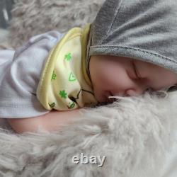 COSDOLL 18.5'' Full Body Soft Silicone Reborn Baby GIRL Real Doll Sleeping Baby