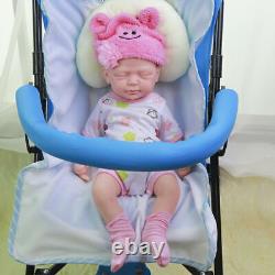 COSDOLL 18.5'' Full Body Soft Silicone Reborn Baby GIRL Real Doll Sleeping Baby