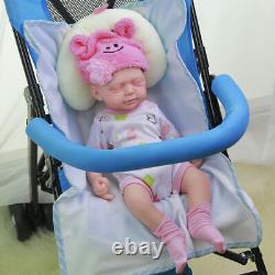 COSDOLL 18.5'' Full Body Soft Silicone Reborn Baby GIRL Real Doll Sleeping Baby