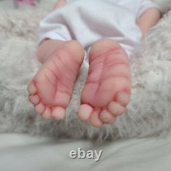 COSDOLL 18.5'' Full Body Soft Silicone Reborn Baby GIRL Real Doll Sleeping Baby