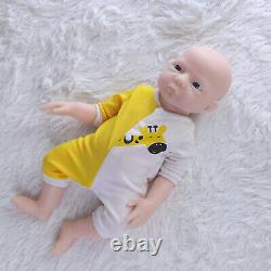 COSDOLL 18.5'' Handmade Reborn Baby Girl Lifelike Silicone Reborn Doll Unpainted