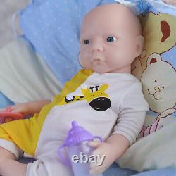 COSDOLL 18.5'' Handmade Reborn Baby Girl Lifelike Silicone Reborn Doll Unpainted