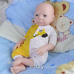 COSDOLL 18.5'' Handmade Reborn Baby Girl Lifelike Silicone Reborn Doll Unpainted
