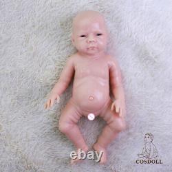 COSDOLL 18.5 Handmade baby Dolls Newborn Baby Full Silicone Baby Doll Unpainted