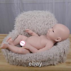 COSDOLL 18.5 Handmade baby Dolls Newborn Baby Full Silicone Baby Doll Unpainted