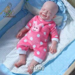 COSDOLL 18.5 Platinum Silicone Baby Dolls Newborn Girl Dolls WithDrink-Wet System